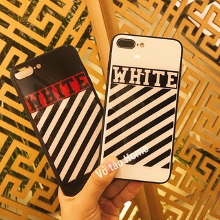 Ốp✨WHITE trên nền lưng kính bóng loáng sáng mịn ✨