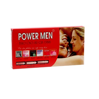 Bao cao su Powermen Gia đình dẹt