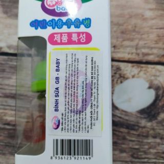 Bình sữa Gb - Baby 60ml,240ml,120ml