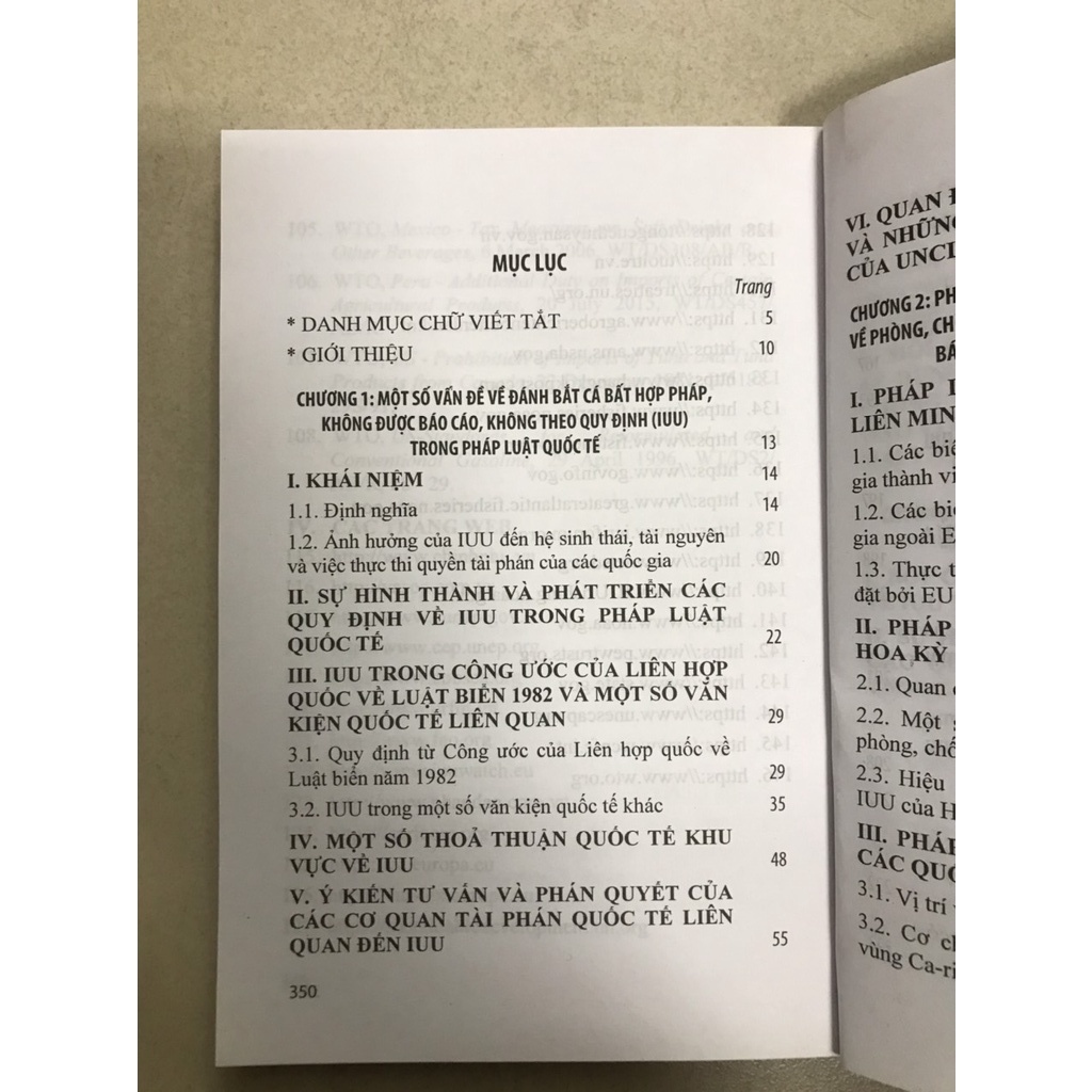 Sách Đánh bắt cá bất hợp pháp, không được báo cáo, không theo quy định (IUU) trong PL quốc tế và Pháp luật Việt Nam
