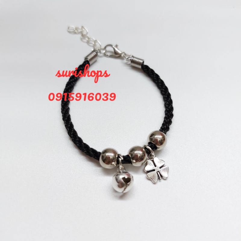 Vòng tay may mắn chuông có mix charm