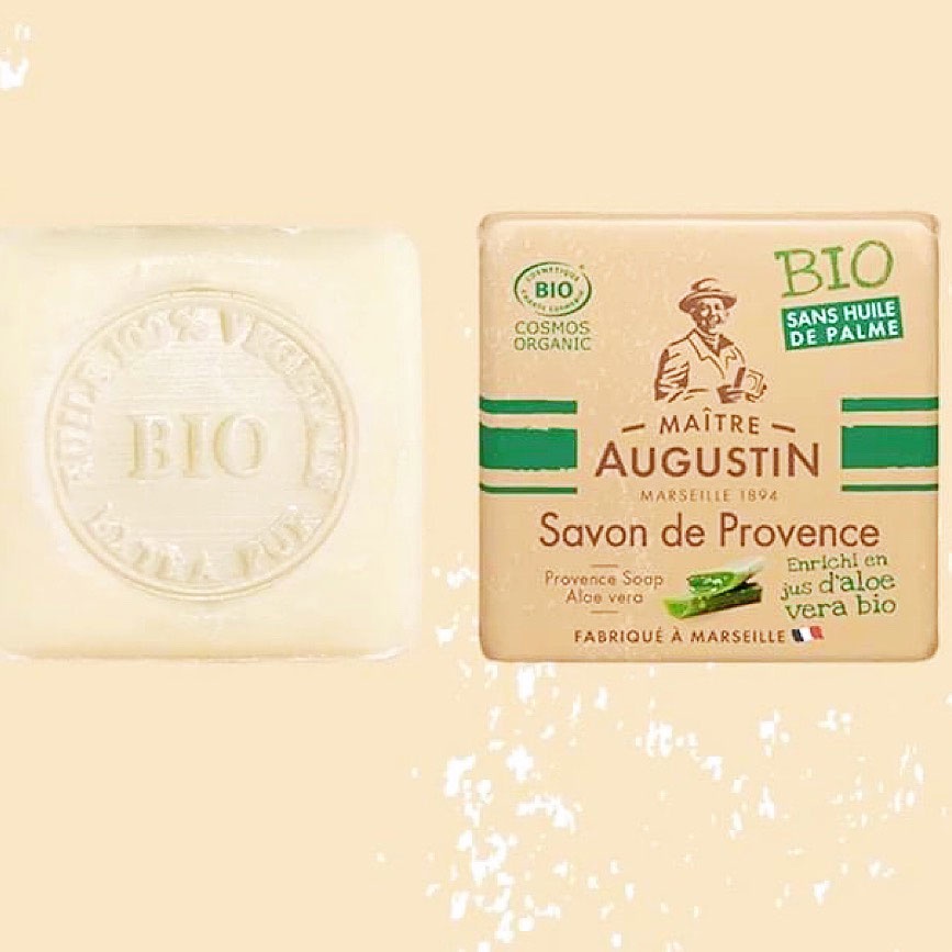 Xà phòng (xà bông) Marseille hữu cơ Pháp 100g