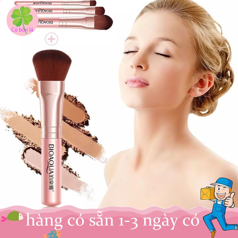 Bộ Cọ Trang Điểm 7 Cây Bioaqua Set Cọ Trang Điểm Cá Nhân Siêu Xinh Bộ Cọ Cơ Bản - Kèm Hộp Đựng