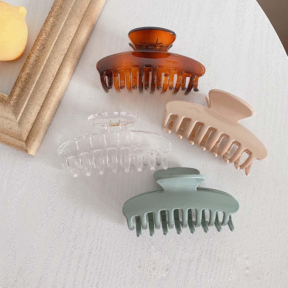 Kẹp Tóc Càng Cua Rỗng Lớn Bằng Acrylic Thời Trang Cho Nữ WMES15H
