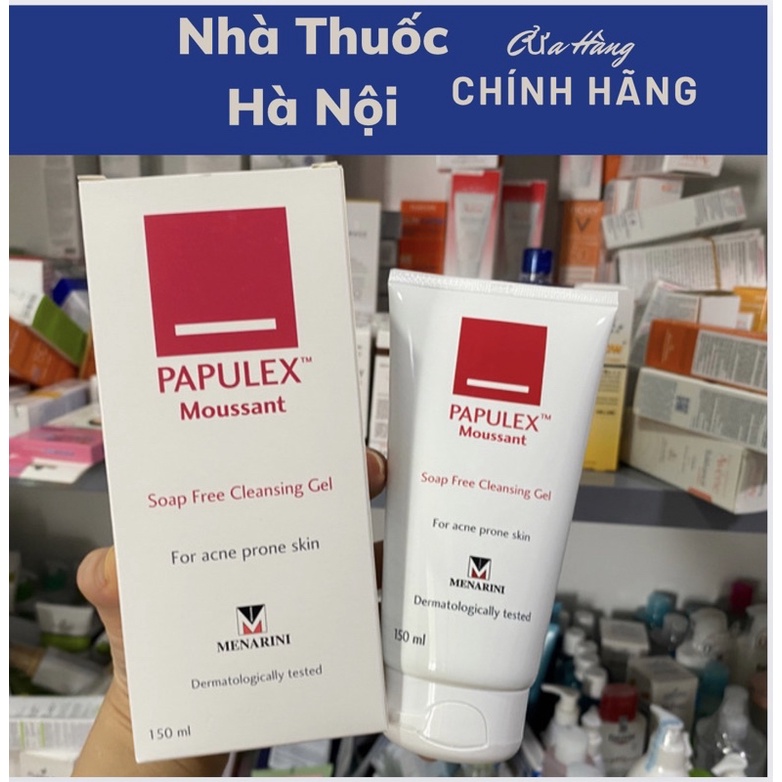 CHÍNH HÃNG - SỮA RỬA MẶT PAPULEX SOAP FREE CLEANSING GEL 150ml