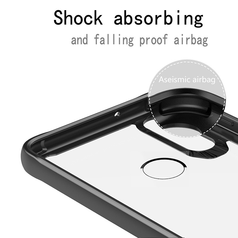 Ốp điện thoại PC cứng + TPU mềm bảo vệ túi khí cho Huawei Y Max