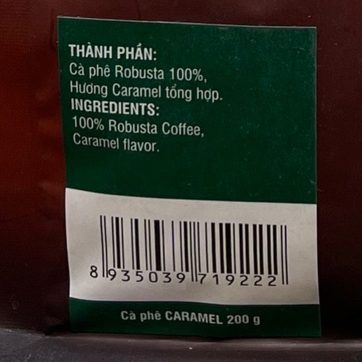 Cà Phê Caramel Phúc Long 200g Date mới