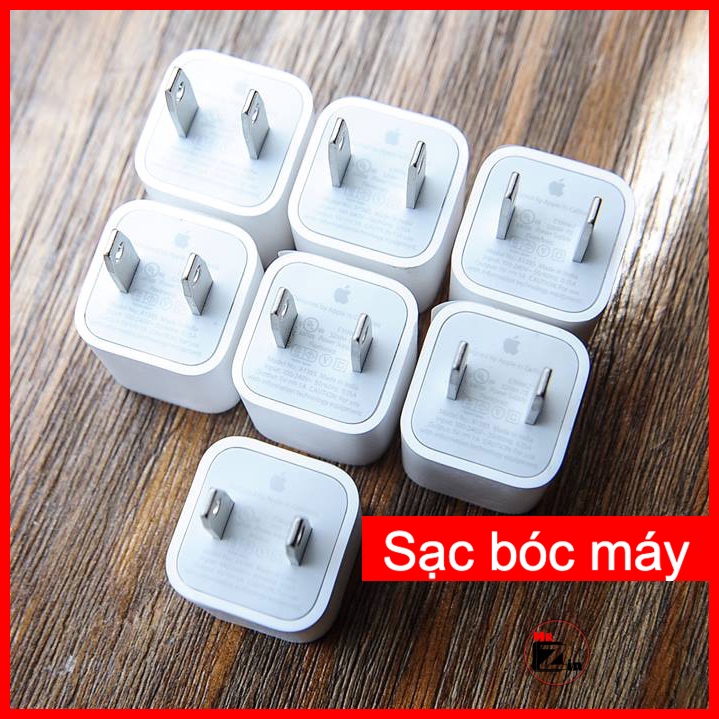 Củ Sạc 5W vuông mới bóc máy sạc tốt cho các đời 6 6S 7 8 Plus X XR XS Max 11