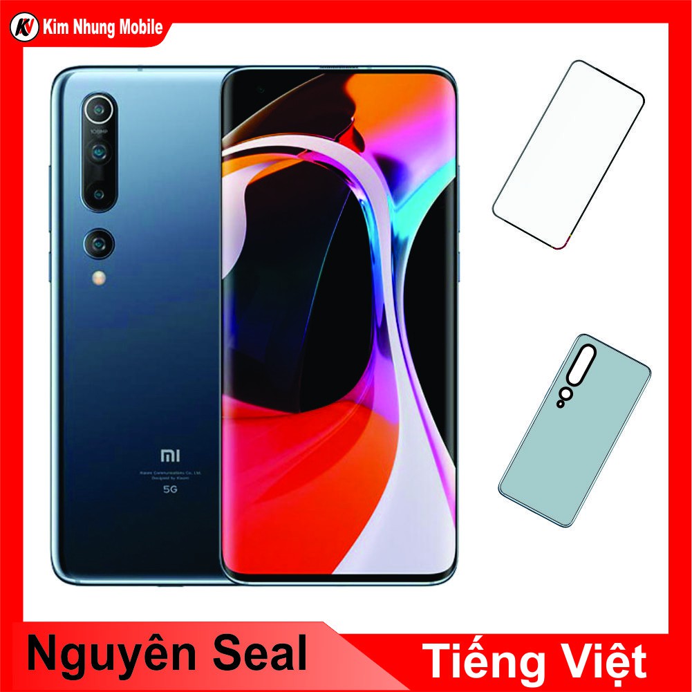 Điện thoại Xiaomi Mi 10 256GB Ram 12GB + Miếng Dán PPF - Hàng Nhập Khẩu