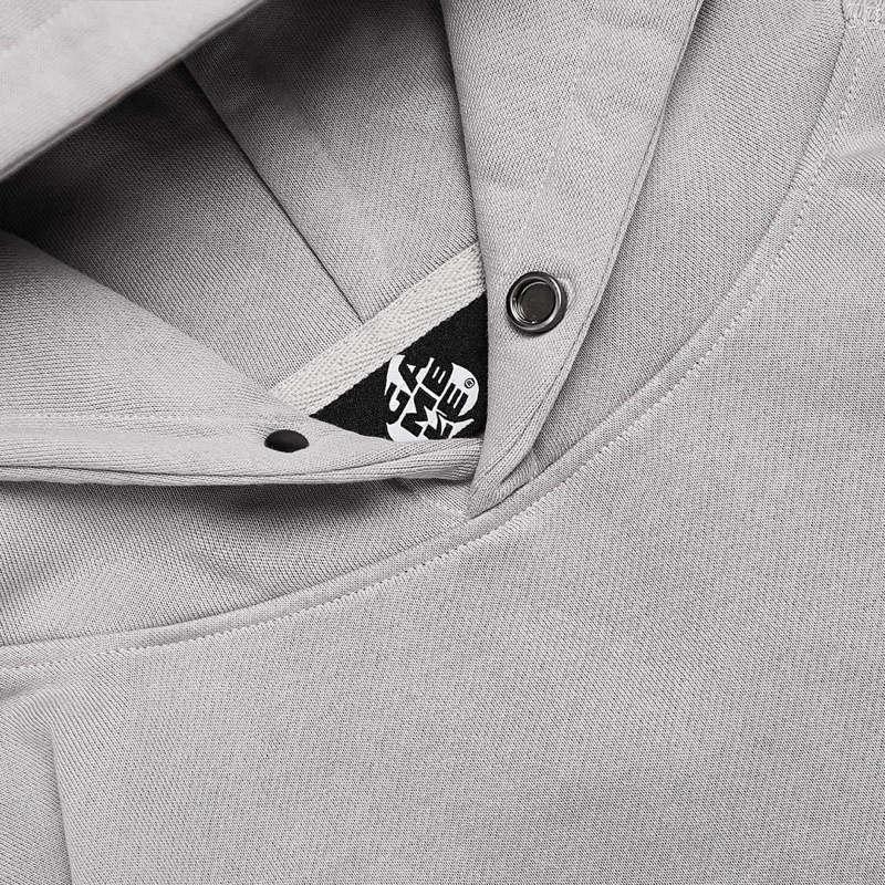 ACE METAL BOXY HOODIE/ Áo hoodie vải nỉ bông/ GAMBLE WORLDWIDE
