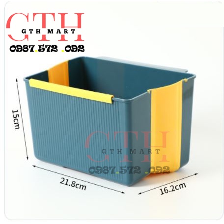Thùng Rác Gấp Gọn Thông Minh Treo Cạnh Tủ bếp size to Tiện Lợi Full Box-GTH Mart