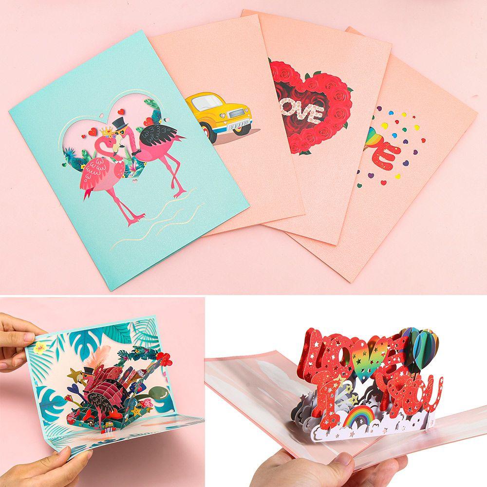 .Bộ Thẻ Bài Pop Up Kỷ Niệm Sáng Tạo Lãng Mạn