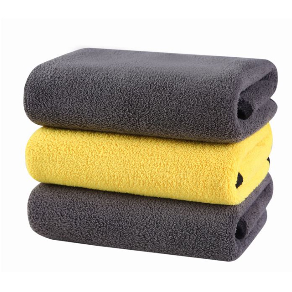 Combo Chổi Lau Xe Ô Tô Và Khăn Lau Loại Siêu To 60*30CM Sợi Siêu Thấm Microfiber Chuyên Dùng Cho Xe Ô Tô Xe Tải Xe Khách