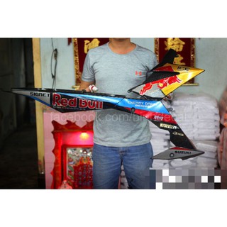 tem rời raider red bull - DECAL RUBY