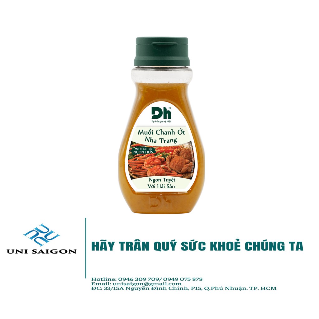 Hũ Muối Chanh Ớt Nha Trang - Thương hiệu DH Foods
