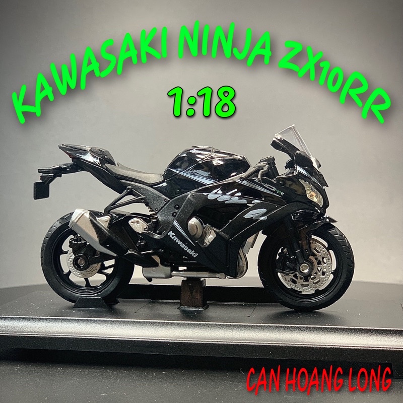 XE MÔ HÌNH KAWASAKI ZX10RR  tỷ lệ 1:18 - MAISTO CHLStore Mô Hình Xe