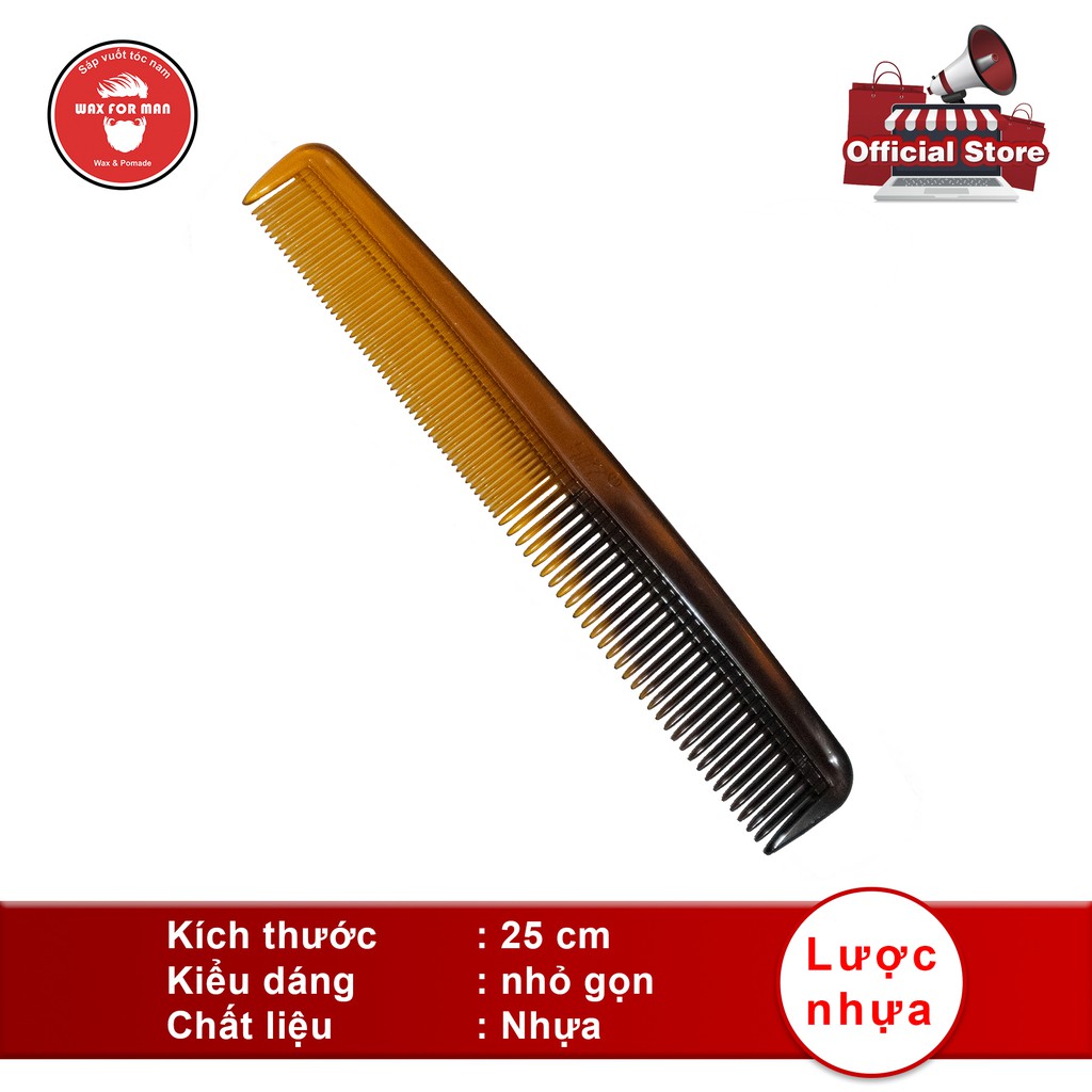 Lược thẳng máu hổ phách