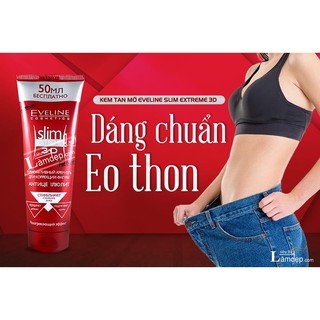 Kem tan mỡ eveline slim extreme 3D (màu đỏ) MP01