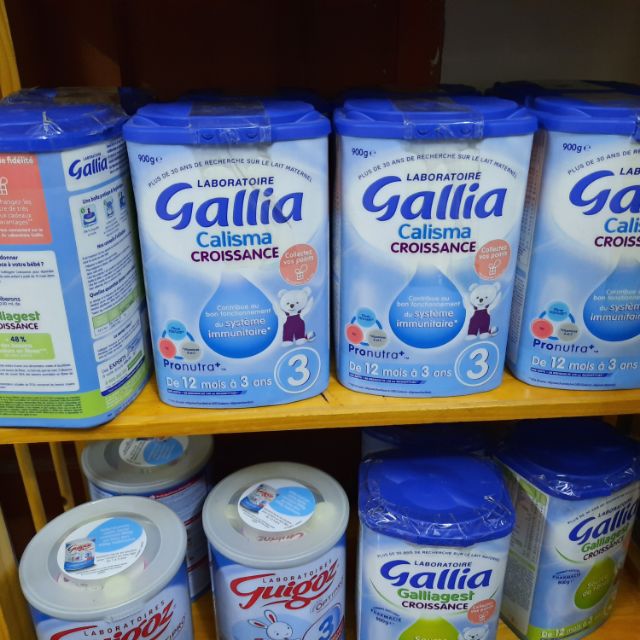 Combo sữa gallia 3