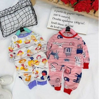 Bộ dài tay chất thái giấy