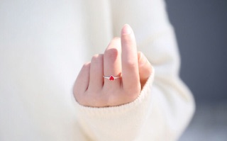 Nhẫn bạc hoạt hình cute