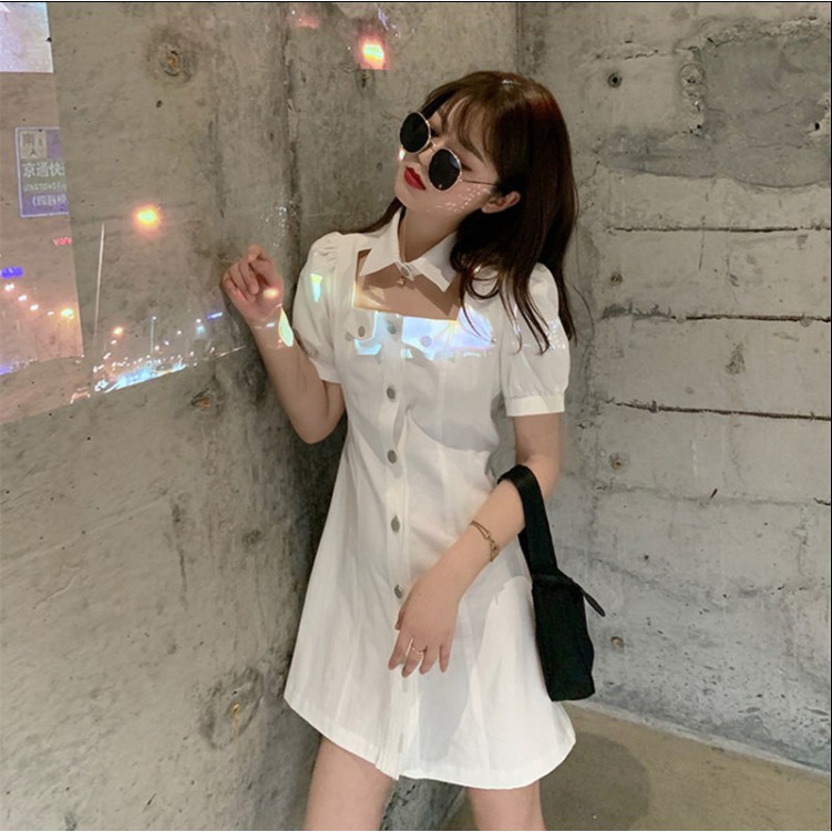 Đầm Đen Tay Phồng Thời Trang Mùa Hè Ngọt Ngào Cho Nữ | BigBuy360 - bigbuy360.vn