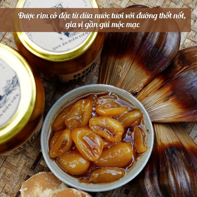 Dừa Nước Rim Đường Thốt Nốt (Nhà vườn) 800g