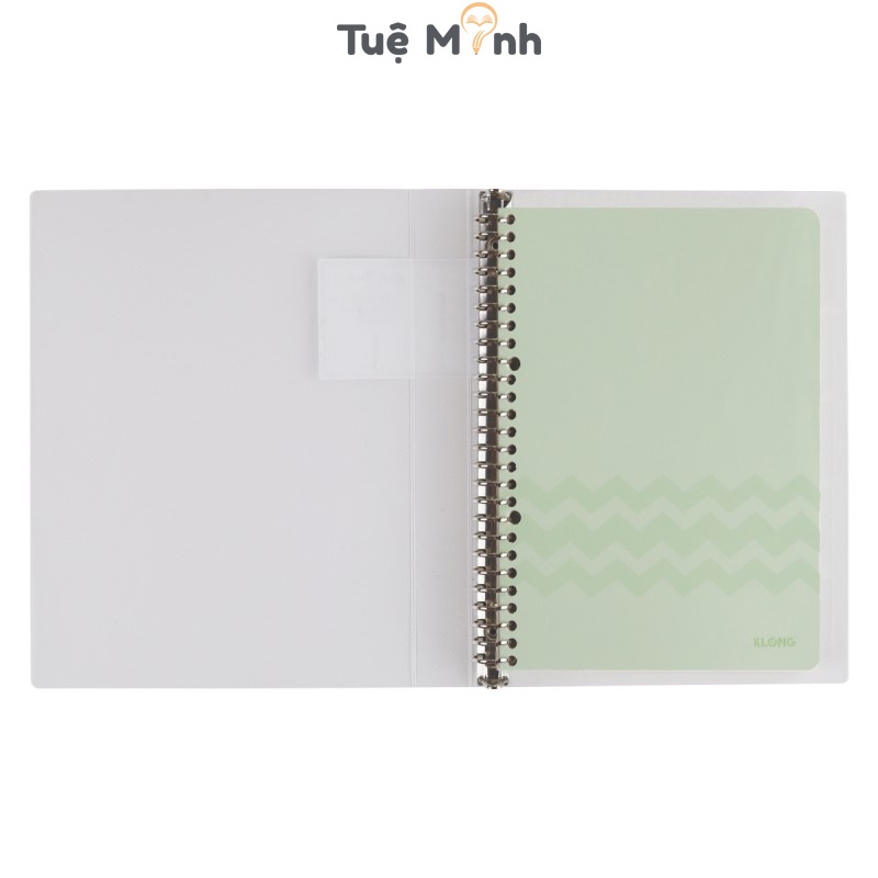 Sổ còng sắt Klong [Chọn Màu] 80 tờ Dot grid B5 26 chấu kèm 5 tab phân trang, file binder Klong MS 551