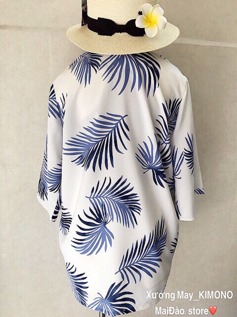 KIMONO HỌA TIẾT LÁ  XANH | BigBuy360 - bigbuy360.vn