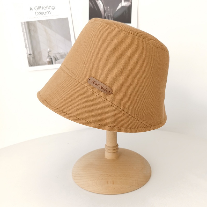Nón bucket vành cụp màu trơn, mũ tai bèo chống nắng phong cách hợp thời trang cho nam và nữ