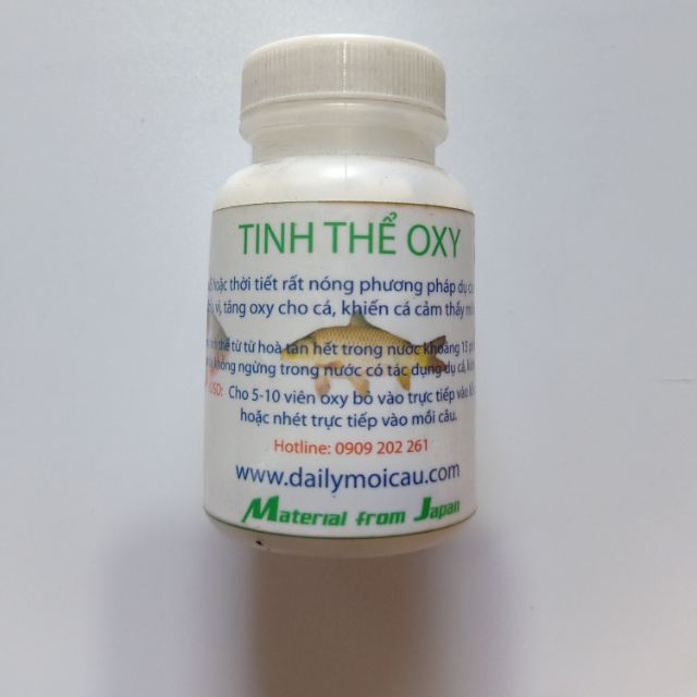 Tinh Thể Oxy Cho Cá tạo ổ dụ cá-tinh thể oxy tạo ổ dụ cá