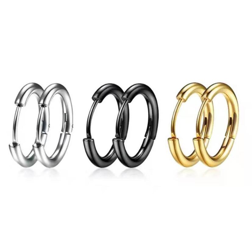 Khuyên tai nam khuyên tai tròn cực chất