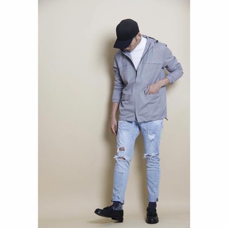 Kaki Parka | Áo Khoác Trùm Đầu Form Dài