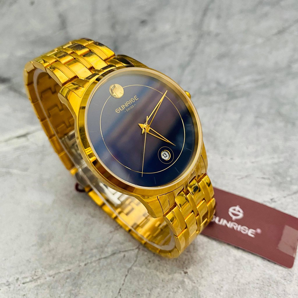 Đồng hồ Sunrise nam chính hãng Nhật Bản M1138SB.G.X - kính saphire chống trầy - chốn