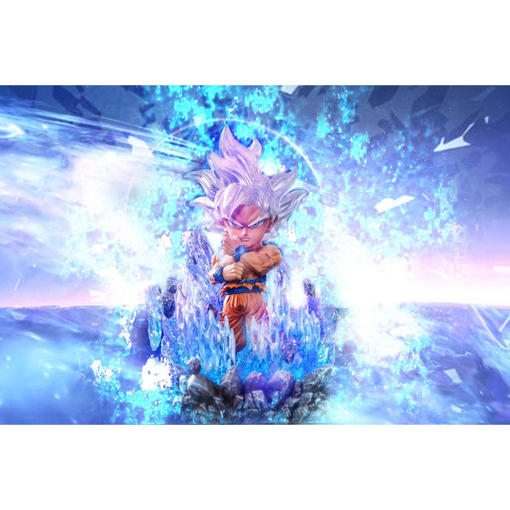 Mô hình Resin Dragonball chính hãng - Goku UI & Vegeta blue LEAGUE Studio