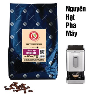 Cà phê hạt Robusta Copen Coffee đắng, đậm, thơm nồng - 1kg