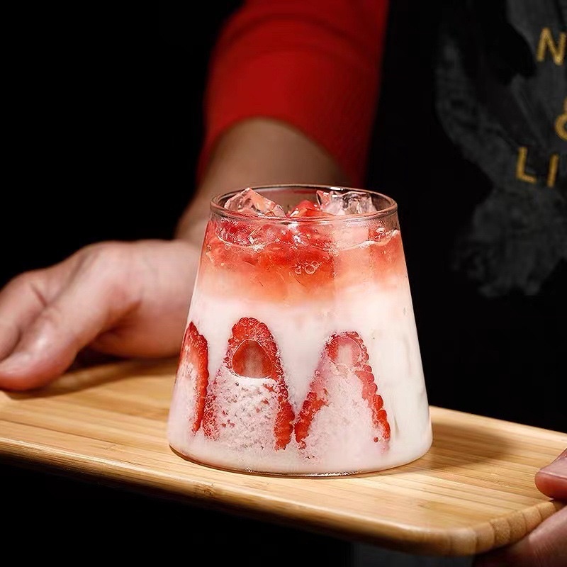 Cốc Thủy Tinh Uống Cà Phê Phong Cách Nhật Bản Chịu Nhiệt Độ Cao Sáng Tạo