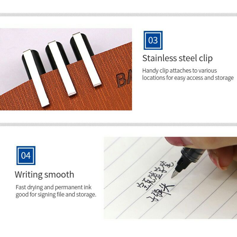 [Mã LIFEBOOK2 giảm 10% đơn 0Đ] Bút Nước Gel 0.5MM BAOKE 110