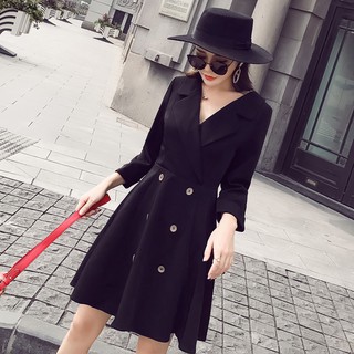 Đầm bigsize cổ vest cho người béo mập
