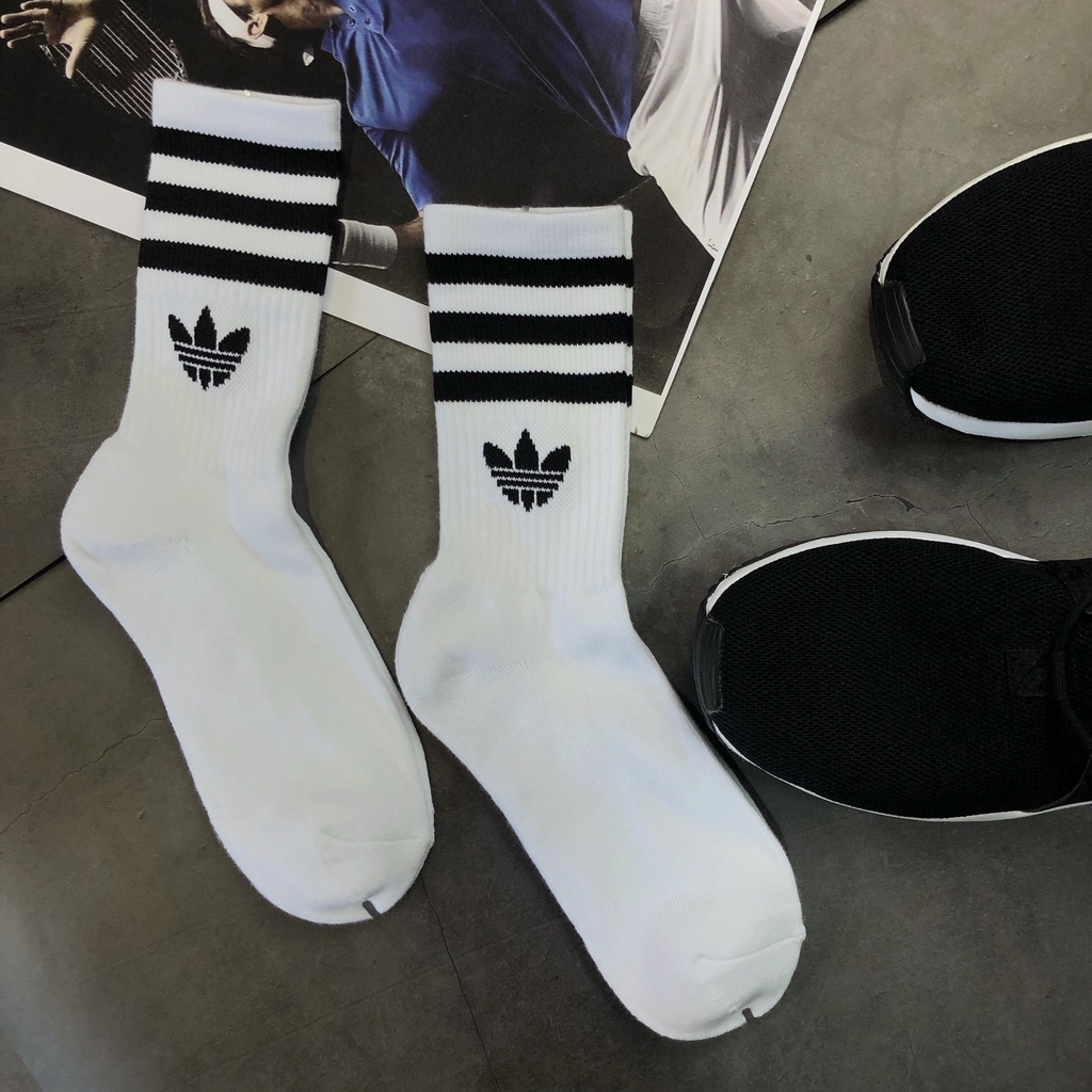 [HÀNG ĐẸP] Tất/Vớ Adidas- thể thao cổ cao hàng dệt kim siêu đẹp - Xuất Khẩu