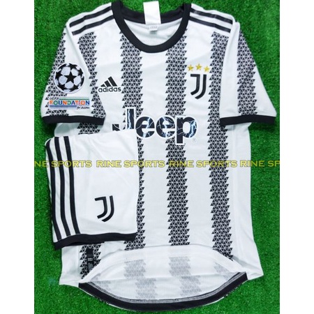Bộ Áo bóng đá Juventus trắng sân nhà Super Bodyfix Thailand mùa giải 2022-2023