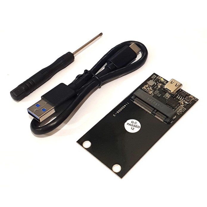 Box SSD Msata USB-A-C 3.1 Blueendless M3C Hàng Chính Hãng