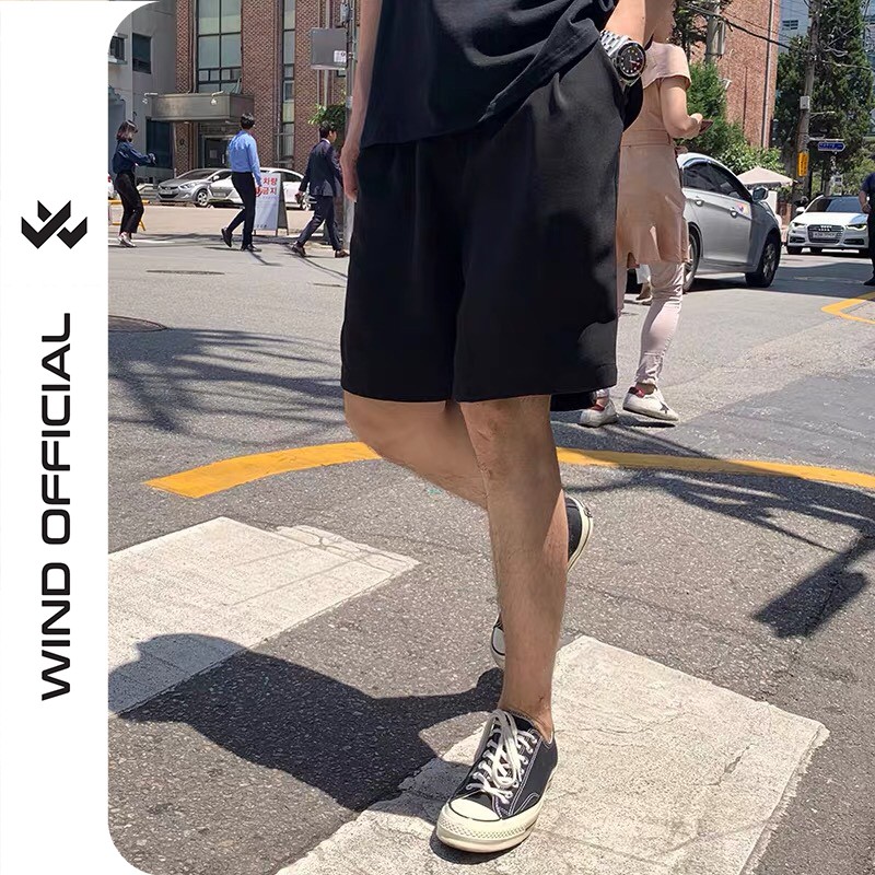 Quần Short kaki unisex Basic Tea phong cách ulzzang Wind | BigBuy360 - bigbuy360.vn