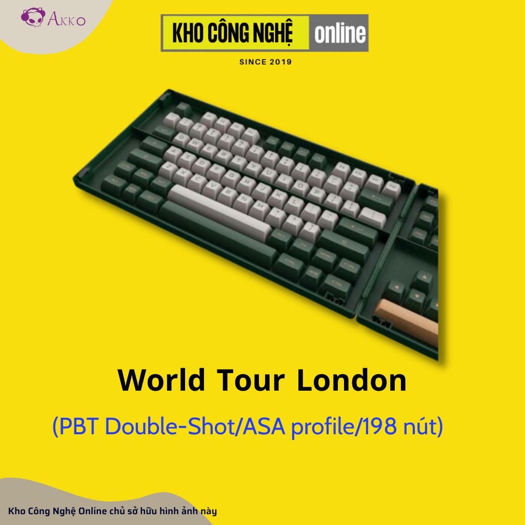 Akko keycap cho phím cơ – World Tour London