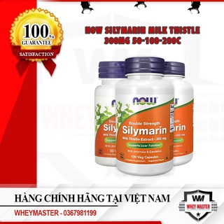 Silymrin viên uống hỗ trợ giải độc gan now silymarin milk thistle 300mg