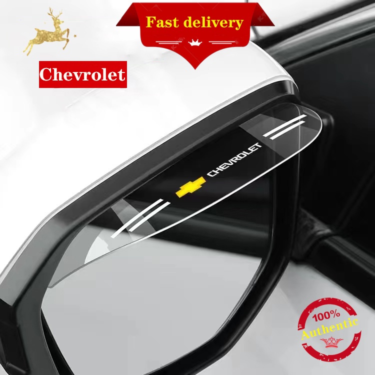 2 Miếng che mưa dành cho gương chiếu hậu xe hơi Chevrolet Colorado Cruze Sonic Trailblazer Malibu Equinox Sail