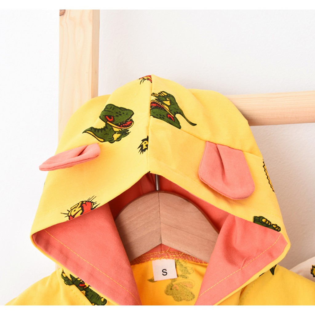 Áo khoác bé trai DINOSAUR ROAR siêu cute cho bé trai, chất liệu cotton thoáng mát cho bé