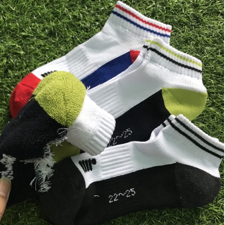 Tất vớ tennis cầu lông chạy bộ thể thao nam nữ cổ ngắn Gosen hàng xuất xịn dày dặn êm chân Sport Socks