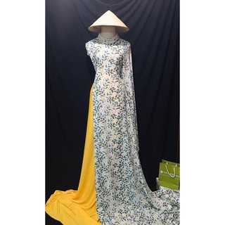 VẢI MAY ÁO DÀI HOA NHÍ HÀNG CHỤP THẬT CHUẨN MẪU -VẢI RỦ MÁT