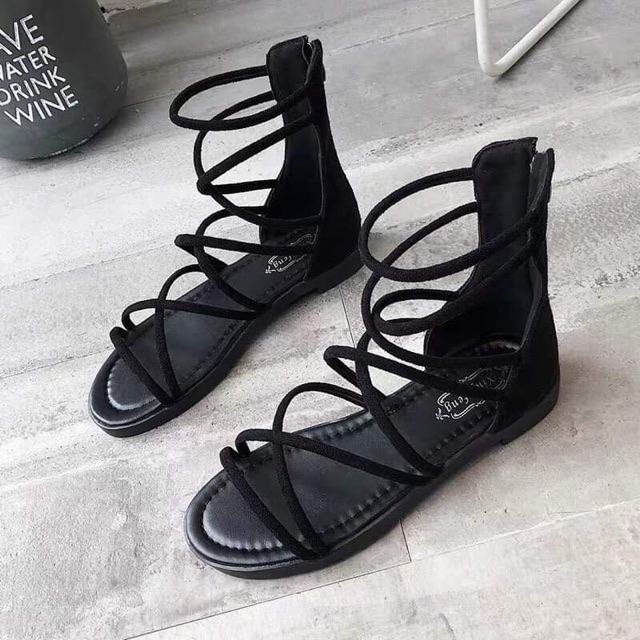 DÉP SANDAL CHIẾN BINH KHOÁ SAU DÂY ĐAN CHÉO ĐI HỌC ĐI CHƠI SIÊU HOT THỜI TRANG NỮ